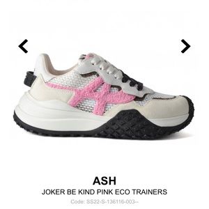Ash Joker Low Top Be Kind Pink Eco Sneakers 37